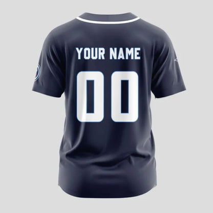 Tennessee Titans | Classic Baseball Jersey – Customize Your Name & Number, Your Style!