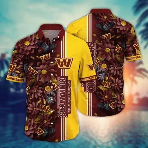 Washington Commanders | Hawaii Shirt For Fans, Summer Football Shirt