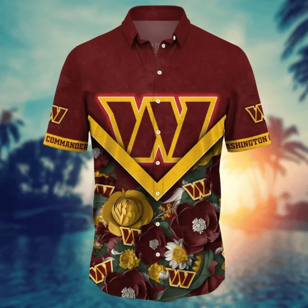 Washington Commanders | Hawaii Shirt For Fans, Summer Football Shirt