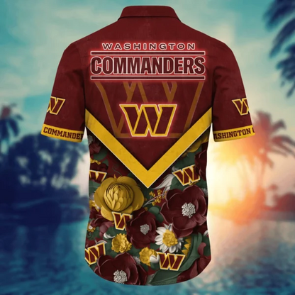 Washington Commanders | Hawaii Shirt For Fans, Summer Football Shirt