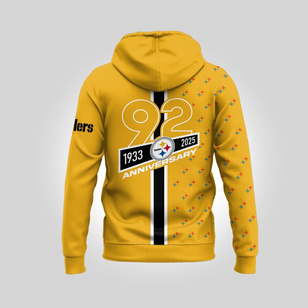 Pittsburgh Steelers | Premium NFL Anniversary Celebration Hoodie MM