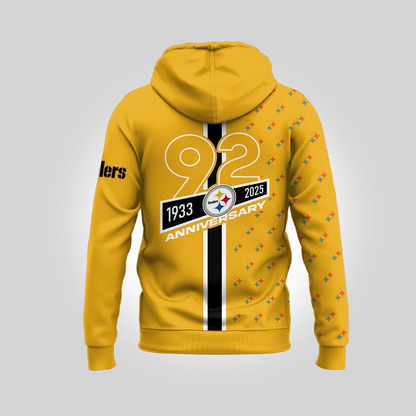 Pittsburgh Steelers | Premium NFL Anniversary Celebration Hoodie MM