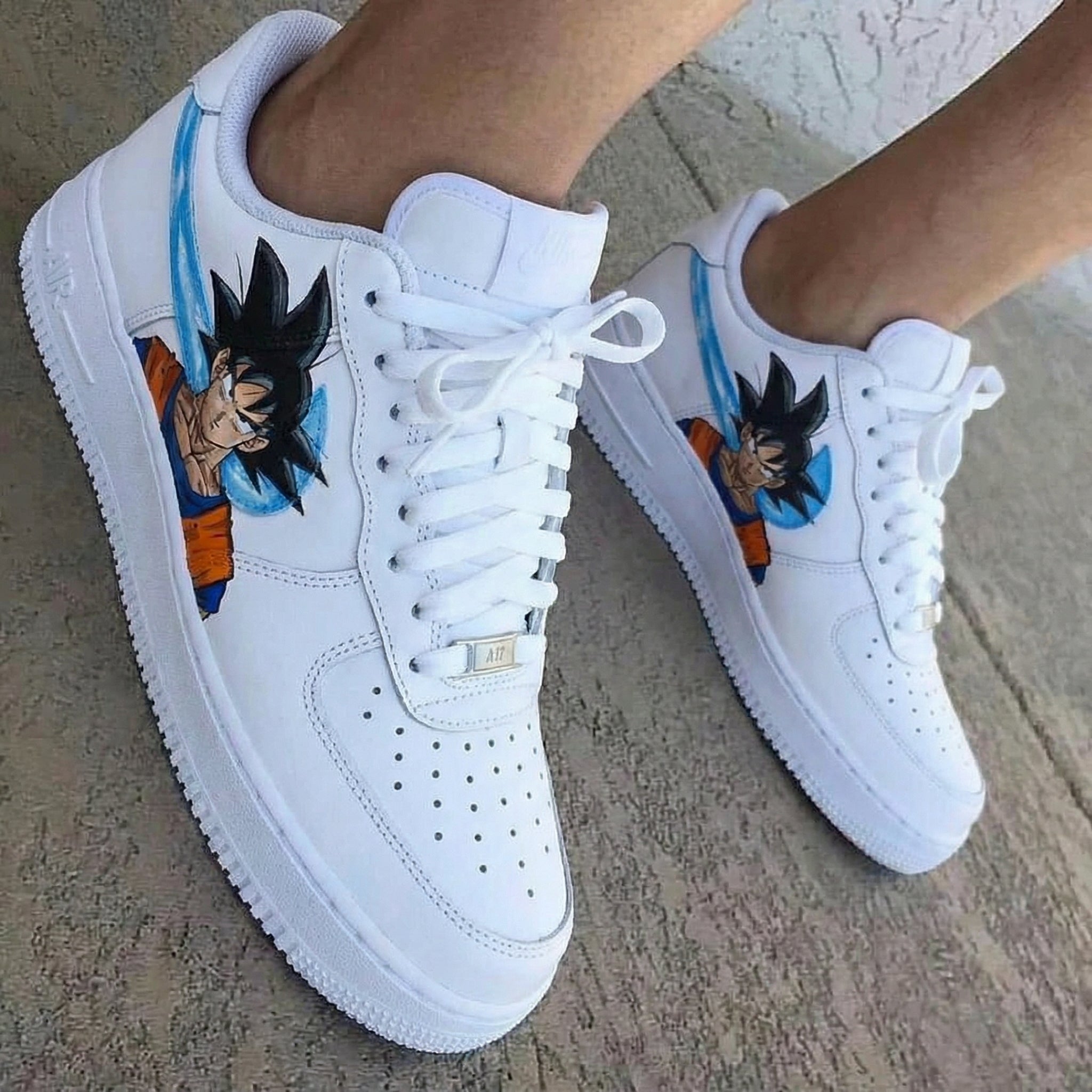 Goku Blue Orange Custom Air Force 1