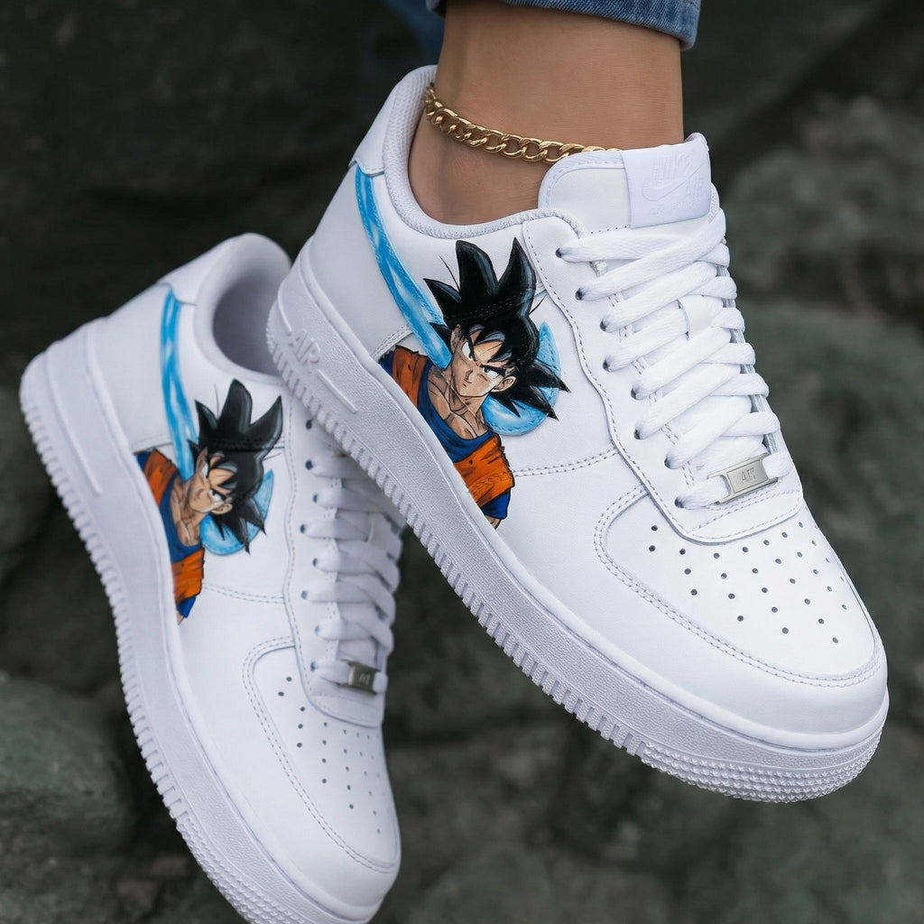 Goku Blue Orange Custom Air Force 1
