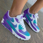Gradient Purple Teal Custom Nike Air Max 90