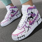 Graffiti Baby Pink Purple Custom Air Force 1
