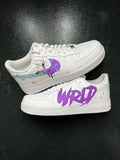 Graffiti Purple Custom Air Force 1