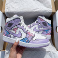 Graffiti Purple Pink White Custom Air Jordan 1
