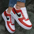 Heart Pattern Red Green Custom Air Force 1