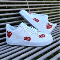 Rei Kawakubo Red Heart Custom Air Force 1