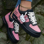 Hello Kitty Baby Pink Black Custom Air Force 1
