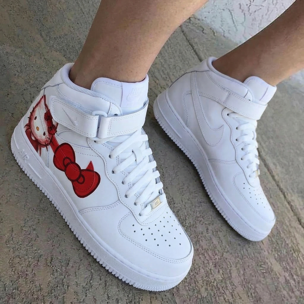 Hello Kitty Red Bow Custom Air Force 1