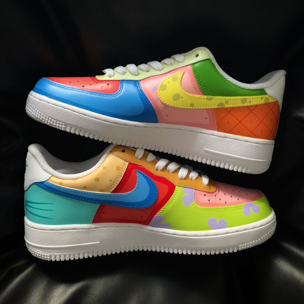 SpongeBob Cartoon Custom Air Force 1