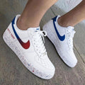 Hotty Toddy Gradient Red Blue Custom Air Force 1