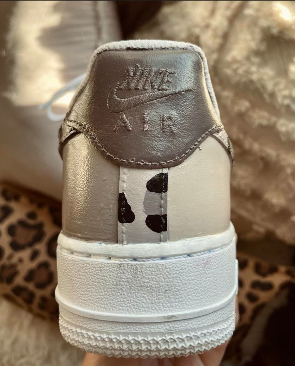 Leopard Khaki Beige Custom Air Force 1