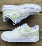Green White Custom Air Force 1
