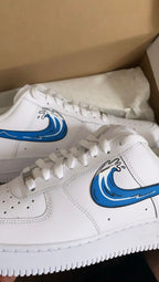 Cartoon Wave Custom Air Force 1