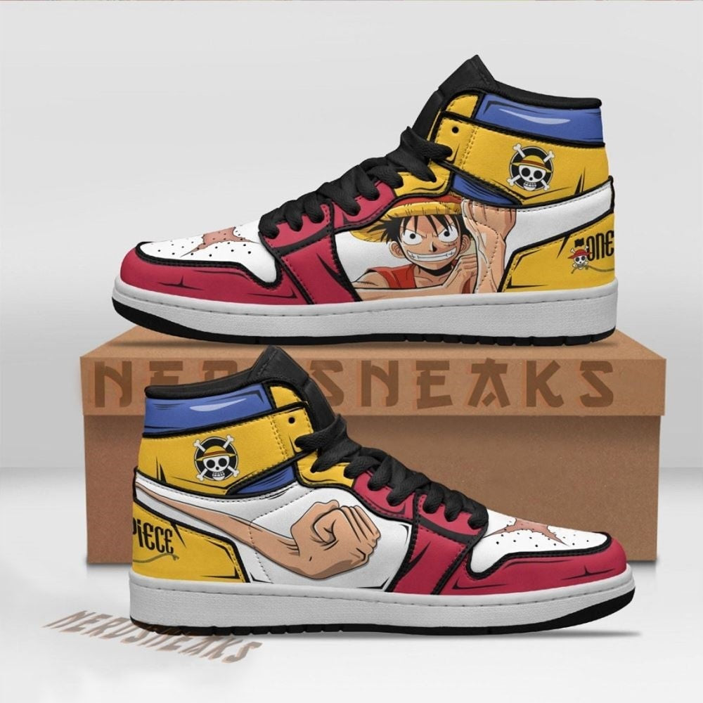 Luffy One Piece Custom Air Jordan 1