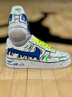 Neon Drips Splatter Custom Air Force 1