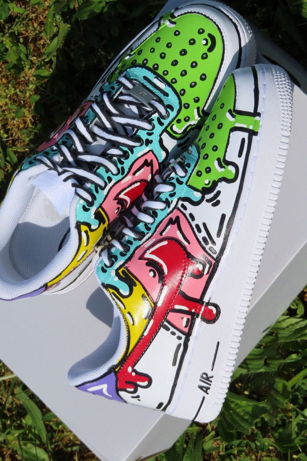Color Drip Surf Custom Air Force 1