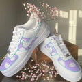 Purple White Cloud Custom Air Force 1