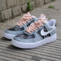 Black Gray Paisley Custom Air Force 1
