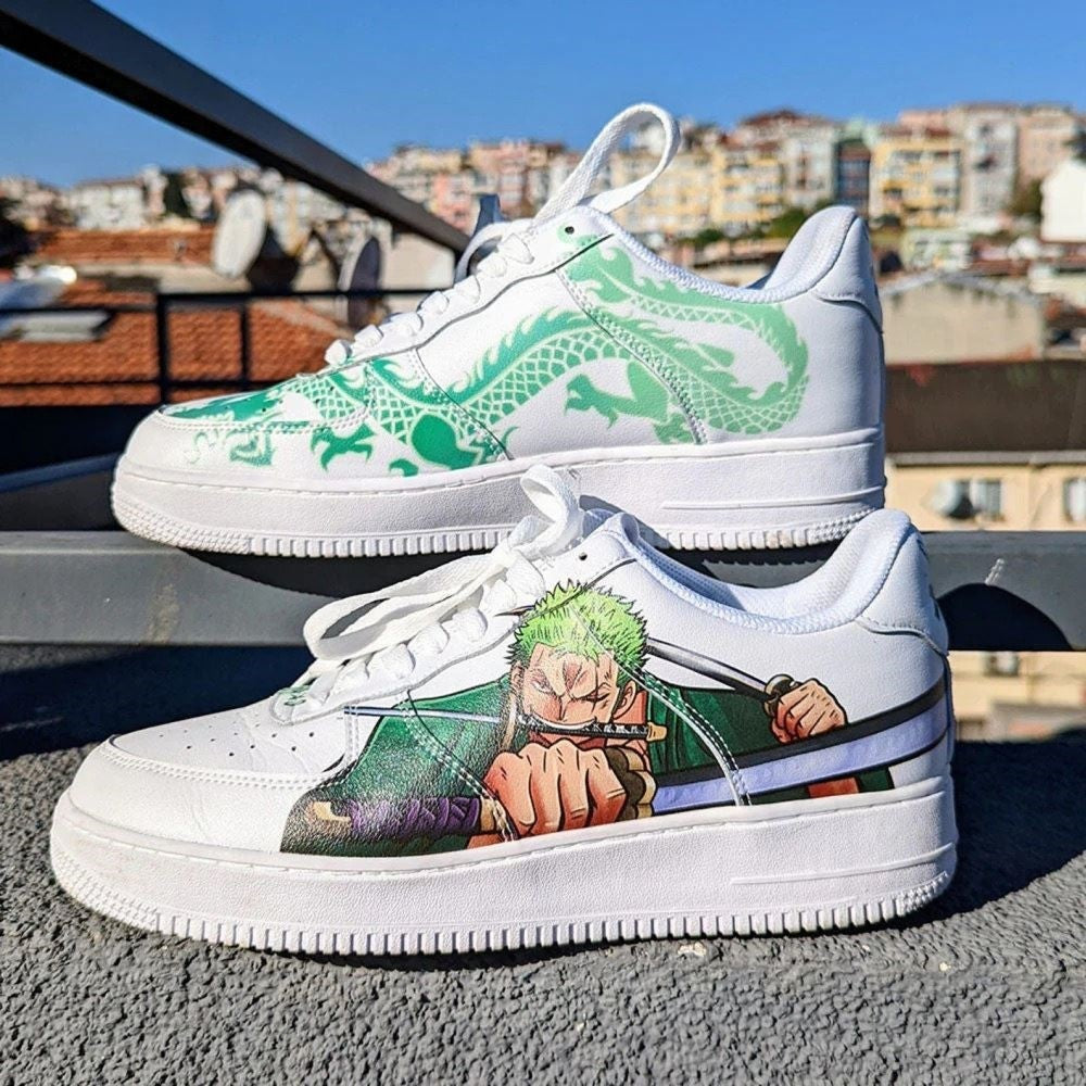 One Piece Sauron Green Dragon Custom Air Force 1