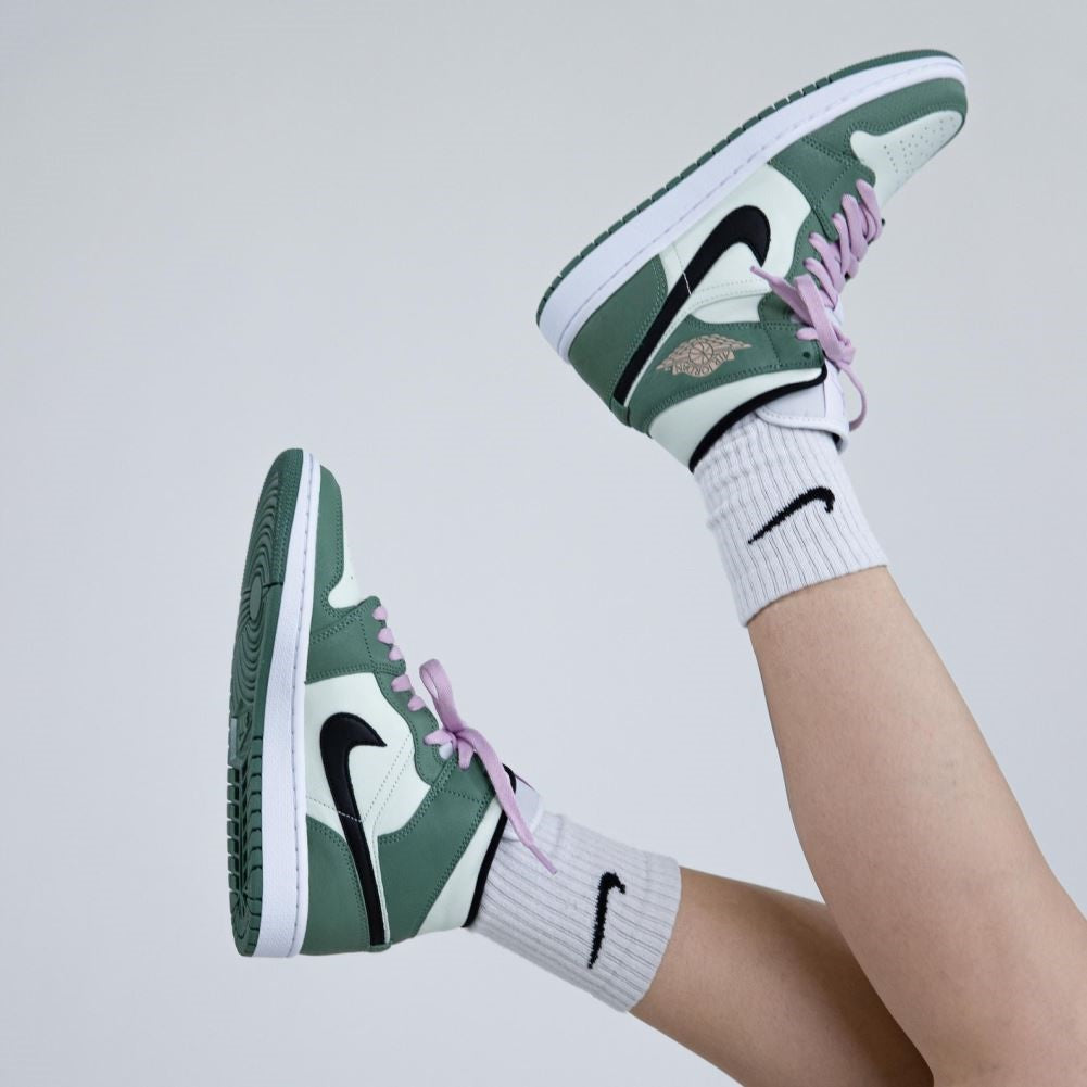 Green Pink Custom Air Jordan 1