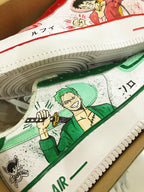 Luffy Zoro Custom Air Force 1