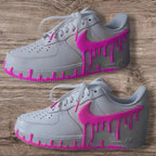 Hand-Painted 3D Drip Effect Multi-Color Optional Glow-in-the-Dark Unisex Custom Air Force 1 Street Fashion Custom Sneakers