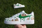 Hand Painted Money Bag Custom Air Force 1 Sneakers