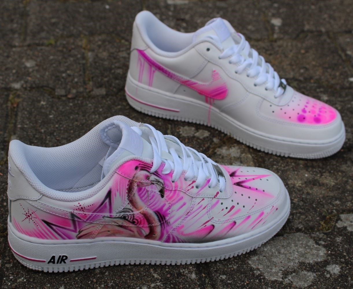 Pink Flamingo Custom Air Force 1