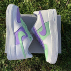 Purple Green Custom Air Force 1