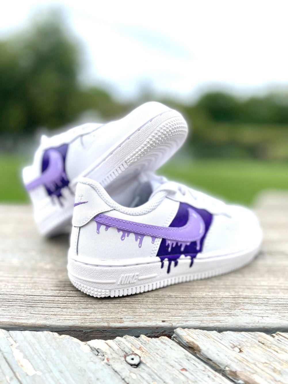 Purple Drips  Custom Air Force 1