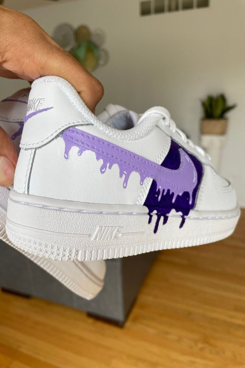 Purple Drips  Custom Air Force 1