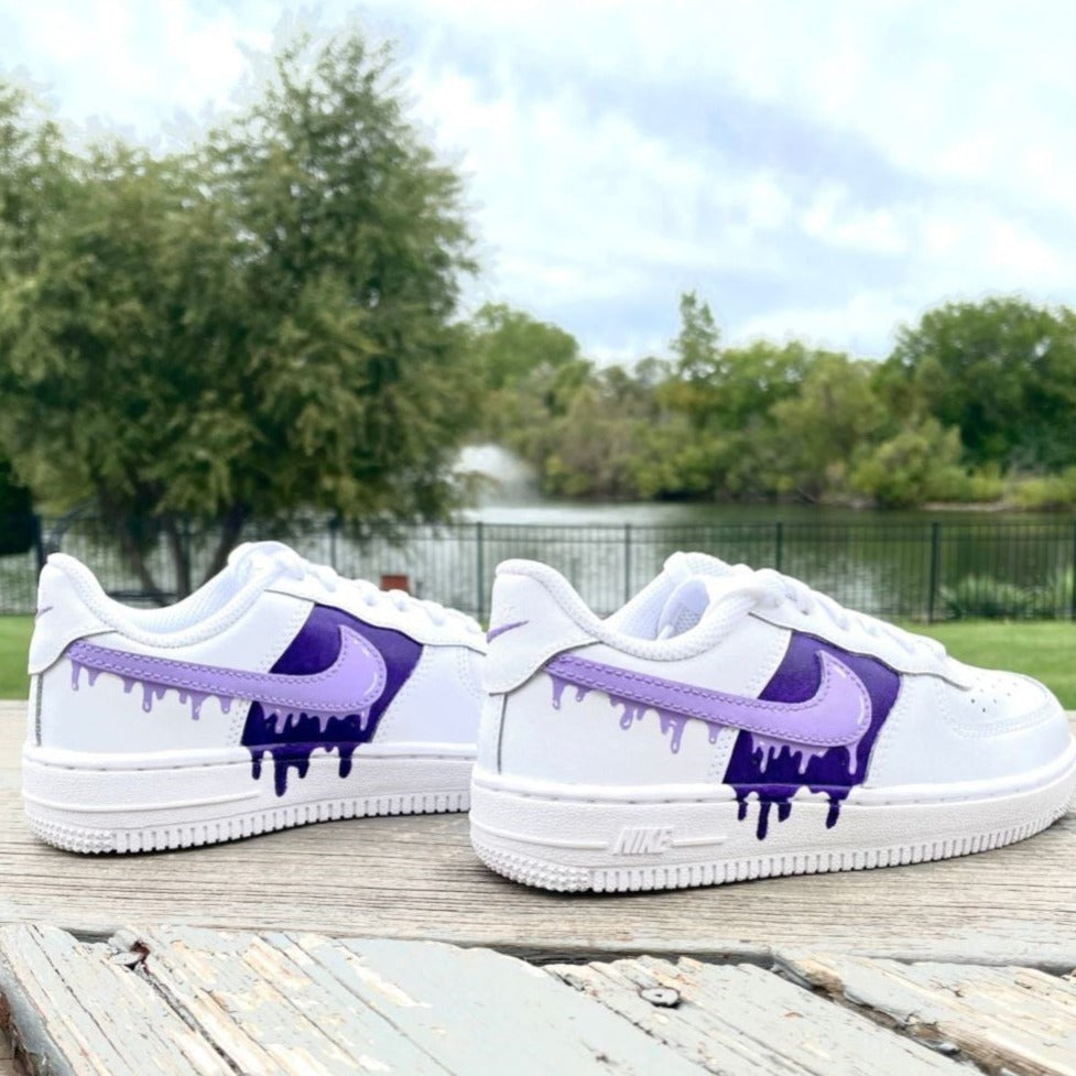 Purple Drips  Custom Air Force 1