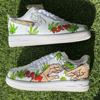 Funny God's Hand Smoking Custom Air Force 1