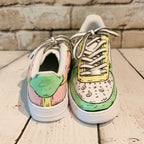 Green Pink Custom Air Force 1