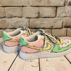 Green Pink Custom Air Force 1
