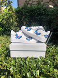 Custom Air Force 1 Blue-purple Butterflies