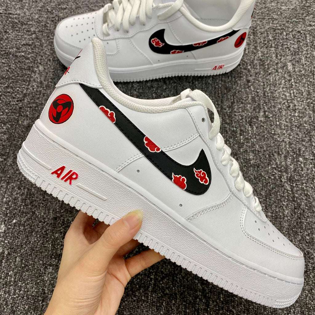 Custom Air Force 1 Naruto Akatsuki Cloud