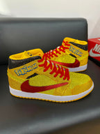 Full Sticker Diamond Pikachu Theme Custom Air Jordan 1