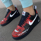 Joker Theme Red Black Custom Air Force 1