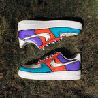 Color Graffiti line Custom Air Force 1