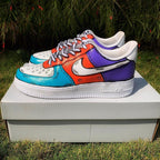 Color Graffiti line Custom Air Force 1