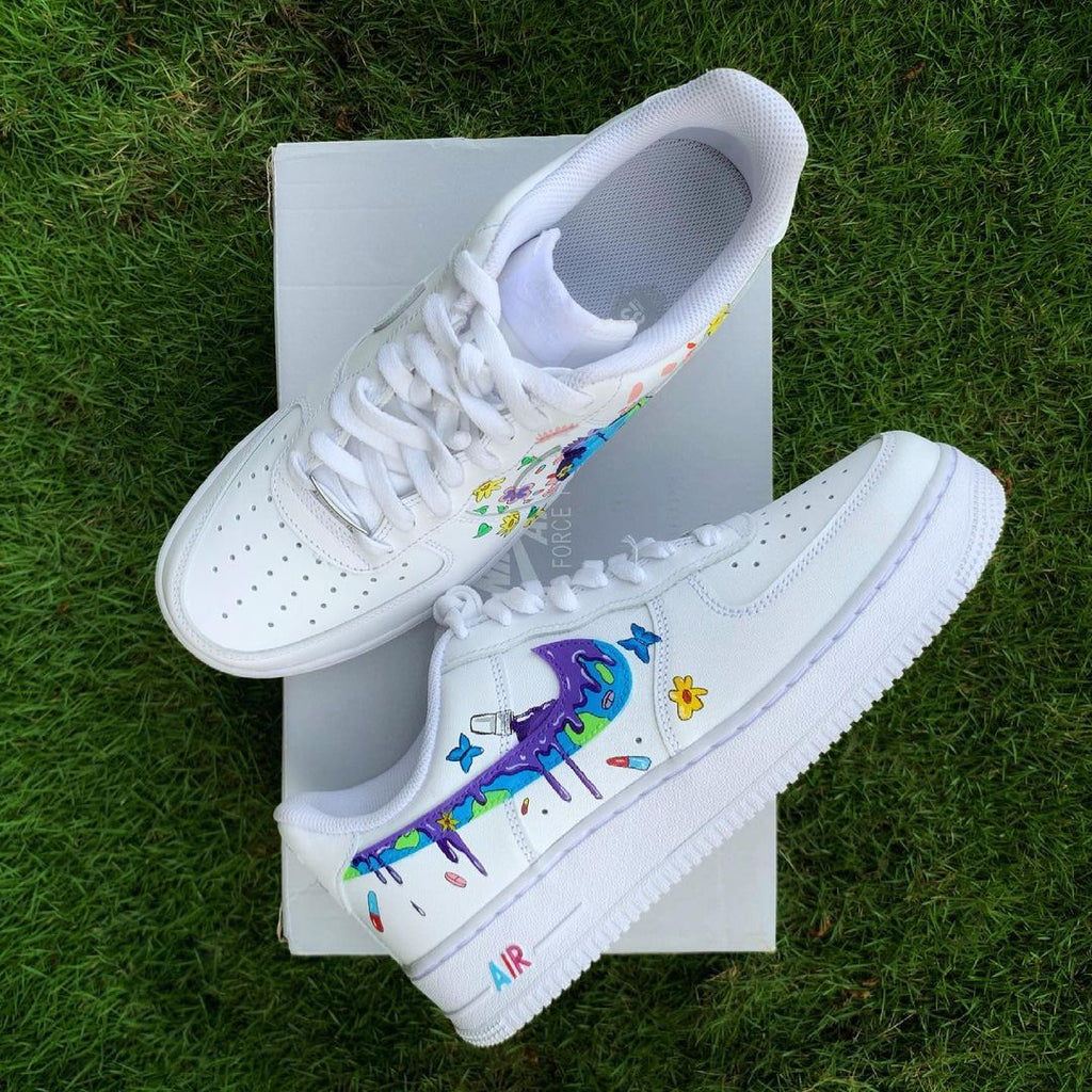 Color Planet Cartoon Custom Air Force 1