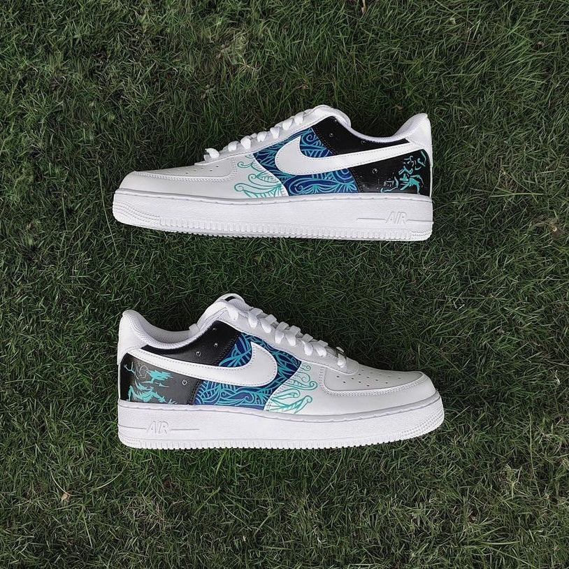 Abstract Graffiti Texture Custom Air Force 1