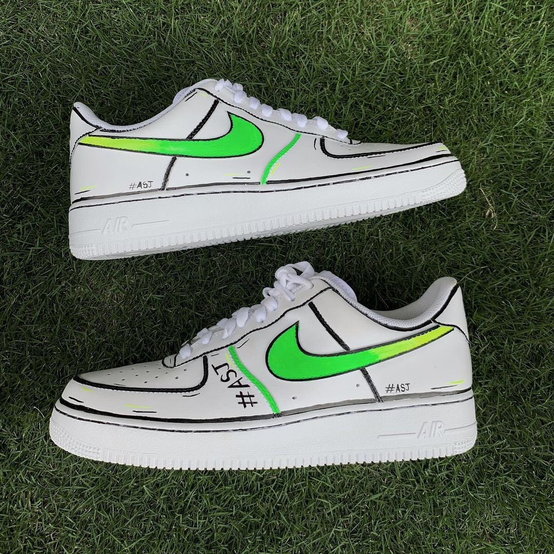 Green Line Custom Air Force 1