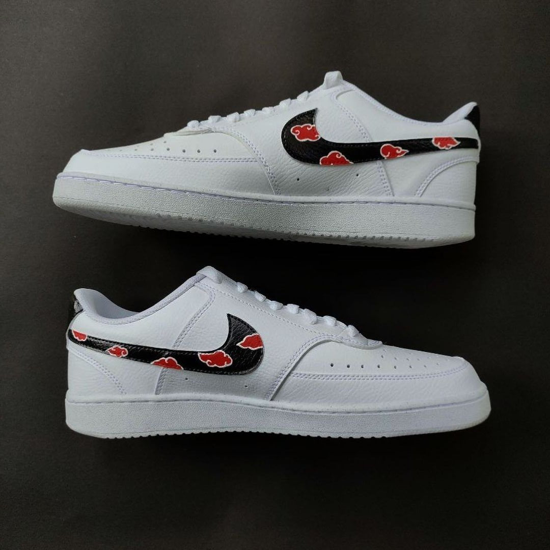 Black Red Clouds Custom Air Force 1