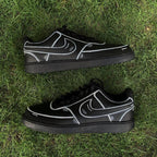 Black White Line Custom Air Force 1